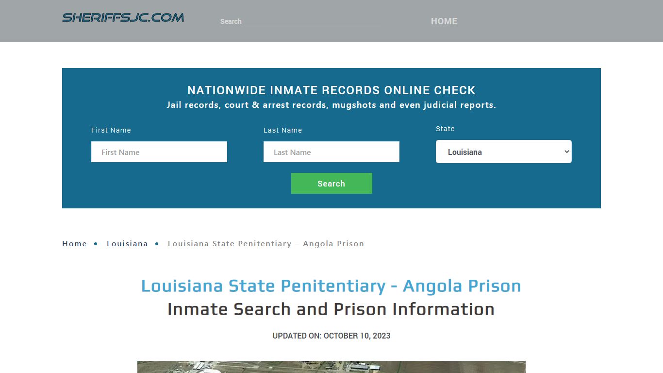 Louisiana State Penitentiary - Angola Prison Inmate Search, Visitation ...